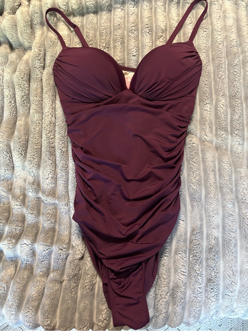 Victorias Secret One-Piece Swimsuit in Deep Plum